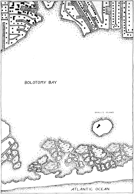 Bolotomy Bay map