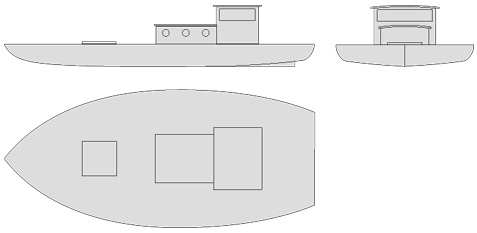 Clam Boat with Curves